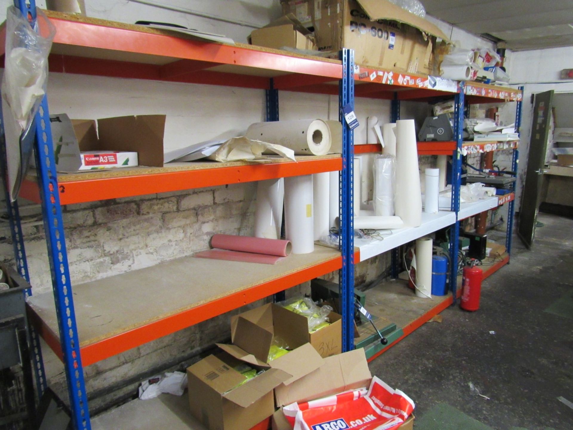 3 Bays of boltless shelving - Image 2 of 2