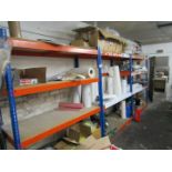 3 Bays of boltless shelving