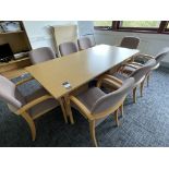 Boardroom Table and 8 Chairs