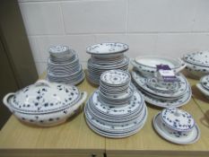 Extensive Porcelain Dinner Service decorated in a facsimile of the Royal Doulton Yorktown pattern