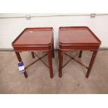 Pair of Mahogany Side Tables