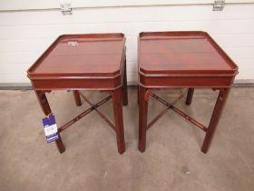 Pair of Mahogany Side Tables