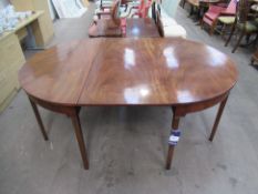 Extending Dining Table with Single Leaf