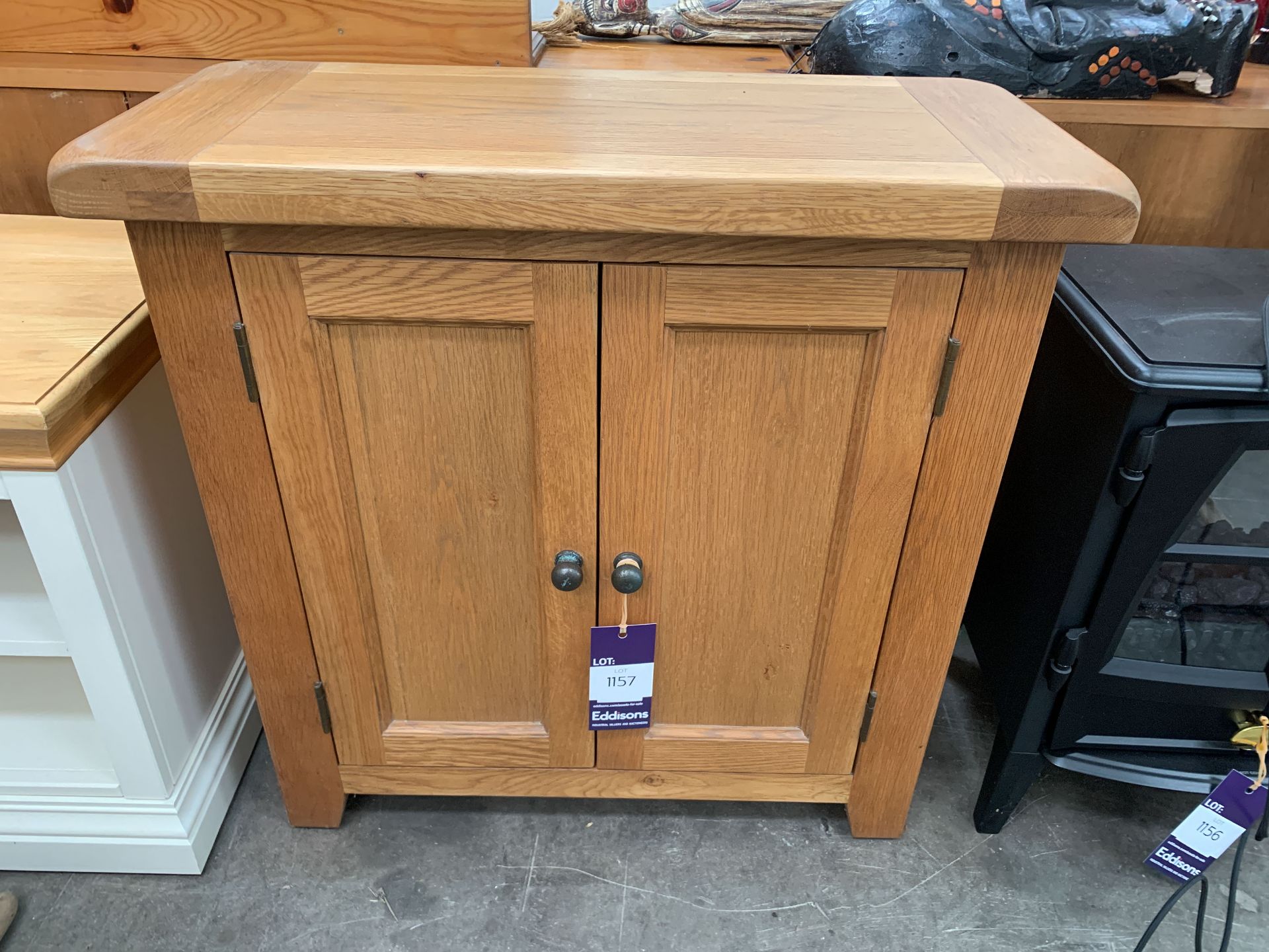 Oak 2 Door Cabinet