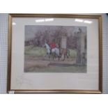 "Into Battle" Signed Daniel Crane Watercolour Print (17/150) (46 x 62cm)