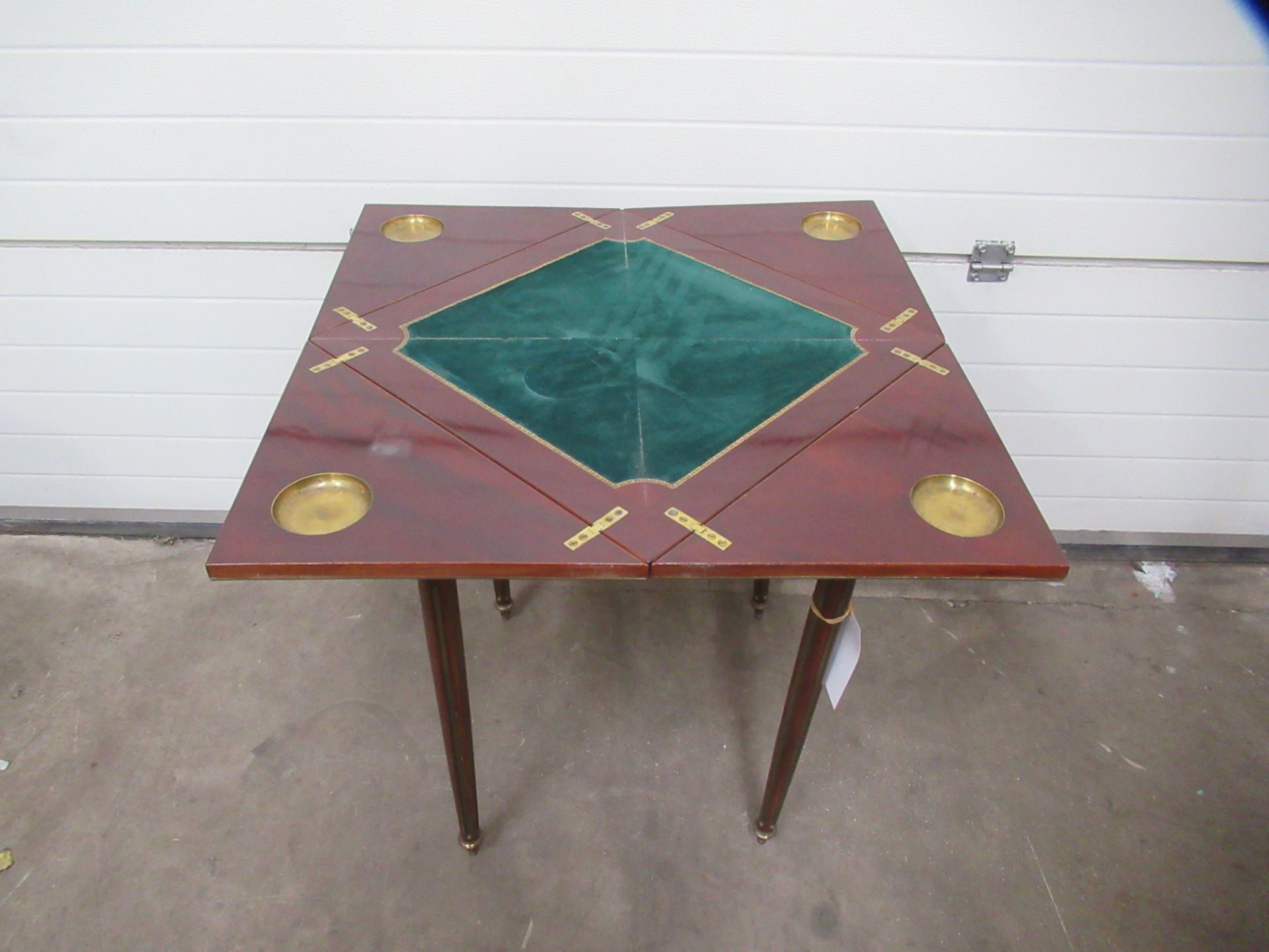 (Labelled 19th Century) Mahogany Envelope Card Table - Damaged Leg - Image 3 of 11