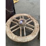 Wooden Cart Wheel