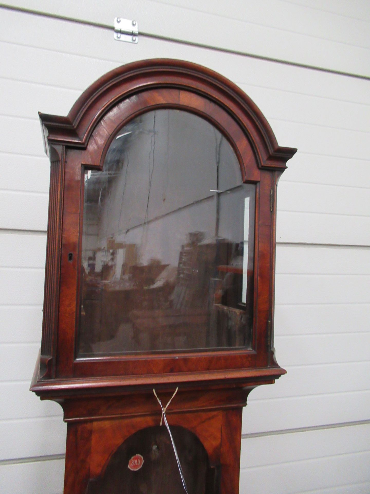 Mahogany Longcase Clock Case - No Mechanism or Face, Just Case & Hood - No door - Image 2 of 4