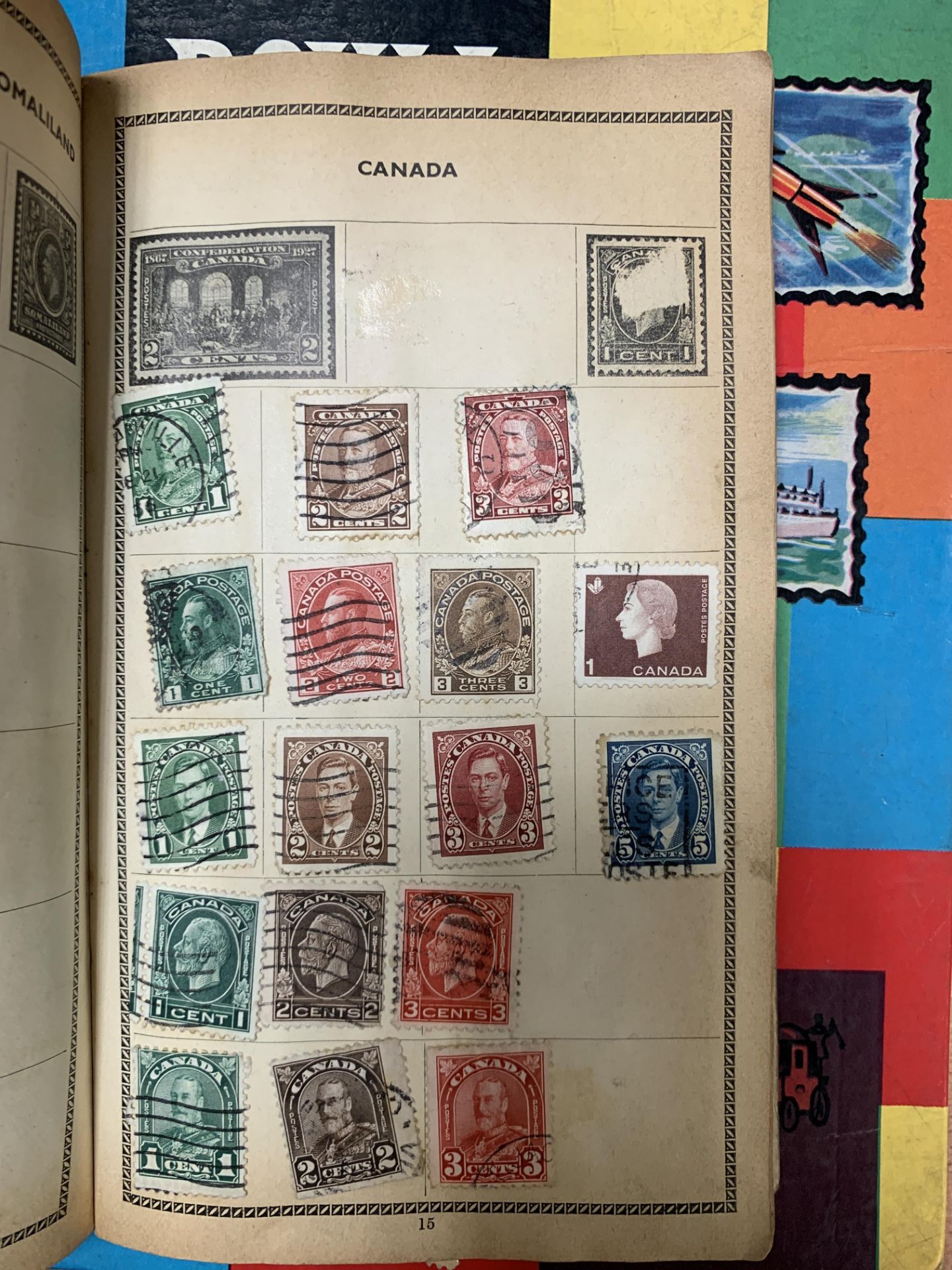 A Collection of Various Stamps in Albums and Tin - Image 6 of 10