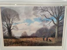 Frames 'Rough Shooting' Lithograph Print (50 x 76cm) signed by Roy Nockolds