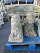 A Pair of Lion Statues