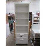 Painted Four Tier Bookcase Cabinet (60 x 35 x 190cm)