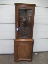 Mahogany Corner Cabinet (65 x 45x 180cm)