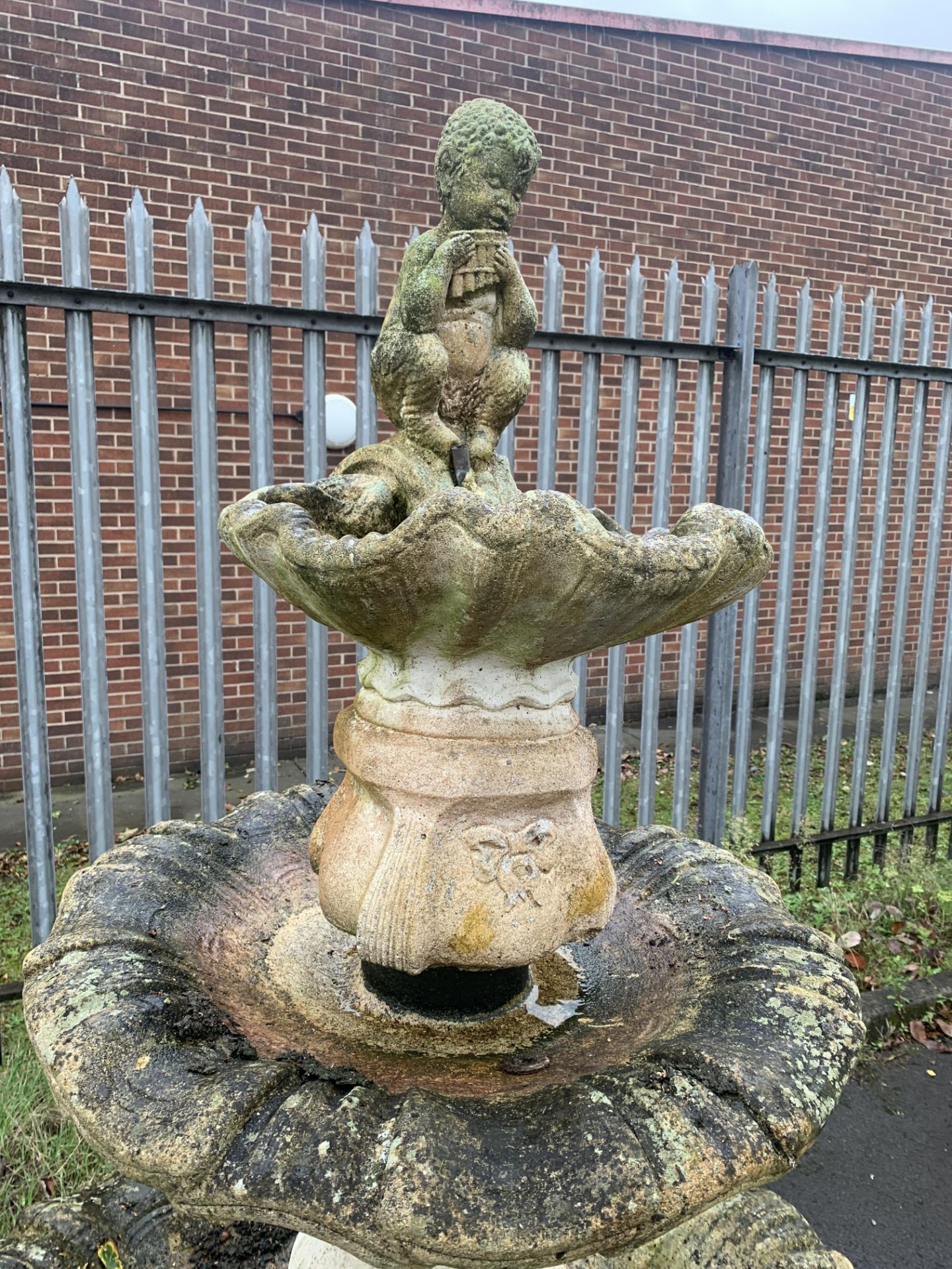 A Large 3Tier Water Fountain Featuring A Child Playing The Pipes - Image 3 of 6