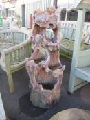 A Log Effect Water Feature