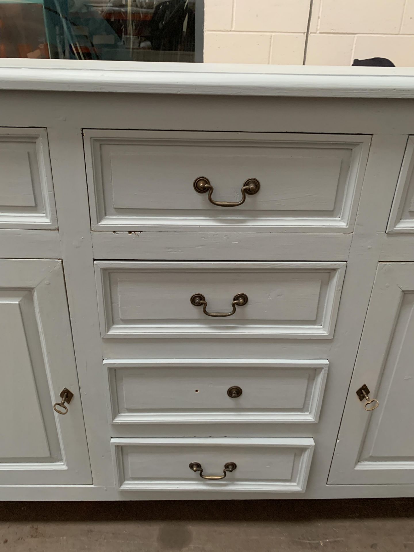 Painted Two Door Six Drawer Sideboard (1520 x 500 x 1030mm) - Image 3 of 4