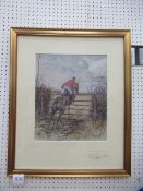 "Needs Must" Signed Daniel Crane Watercolour Print