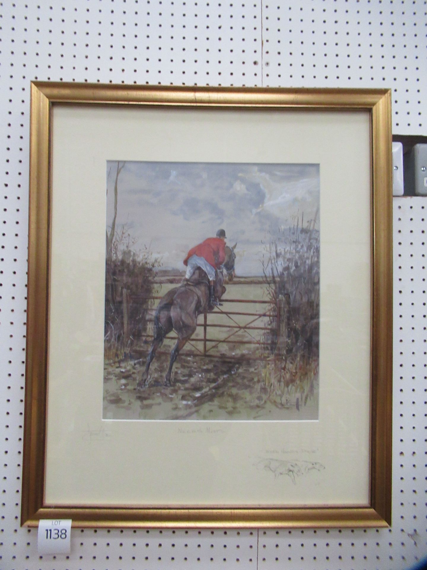 "Needs Must" Signed Daniel Crane Watercolour Print