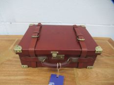 Holland & Holland Tan Leather Cartridge Case