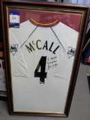Signed Bradford City shirt McCall 04 shirt premier league 1996