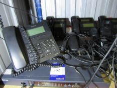 LG UCP100 telephone system with 9 x Ipex Lip-9030 handsets
