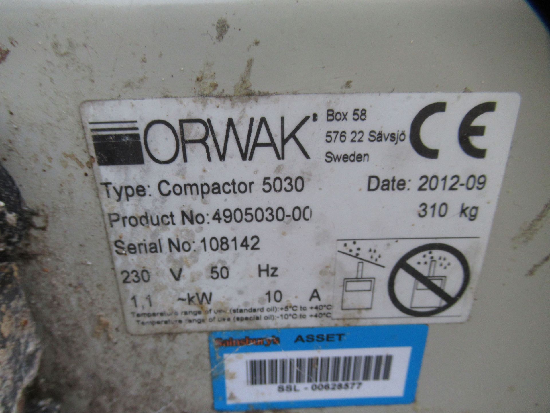 Orwak 5030 Compactor - Image 3 of 3