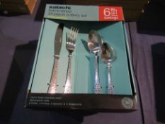 3x Sabichi 24 Piece Cutlery Sets