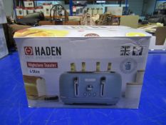 1x Haden 4-Slice Highclere Toaster - boxed