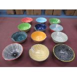 12x Individual, Unboxed Kitchen Craft Bowls