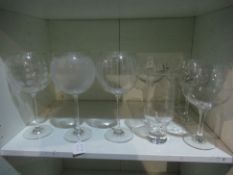 A Selection of Unboxed, Branded Glasswear