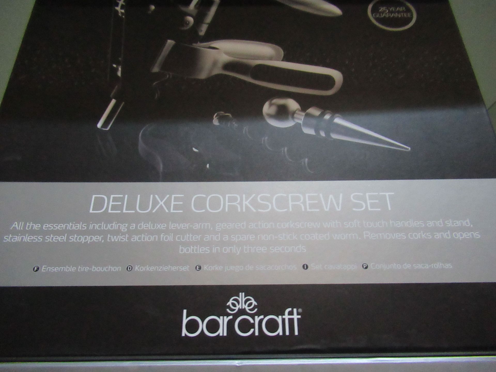 3x Bar Craft Deluxe Corkscrew Sets - Image 2 of 4