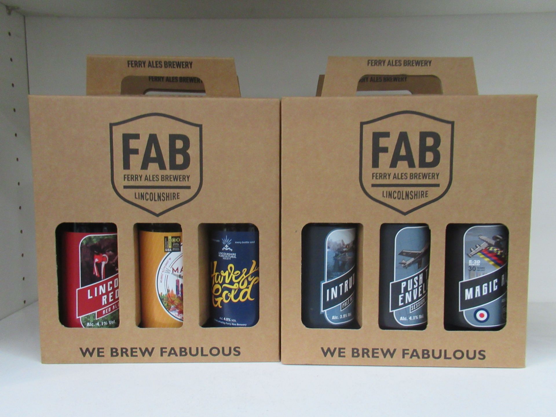 4x Sets of Ferry Ales Brewery Lincolnshire Bottles of Ale