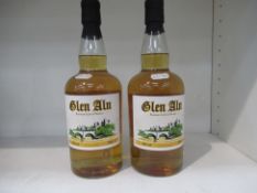 2x Bottles of 70cl Glen Aln Blended Scotch Whisky