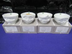 A Set of 4 FiftyEight Products Tassen 500ml Face Bowls