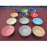 12x Individual, Unboxed Kitchen Craft Bowls