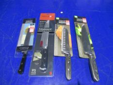 A Selection of Sabatier Kitchen Knives
