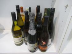 A Large Selection of White Wine
