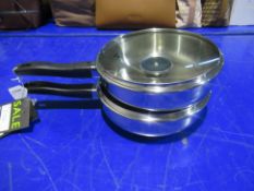 2x Judge Stainless Steel Pans - unboxed