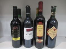 A Selection of Red Wine