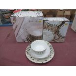 2x Poodle & Blonde Tottenham Dalmatian Dinner Sets - Boxed