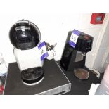 DeLonghi Nescafe Dolce Gusto coffee machine, and Breville hot water machine