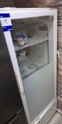 Husky C300NH glass door freezer