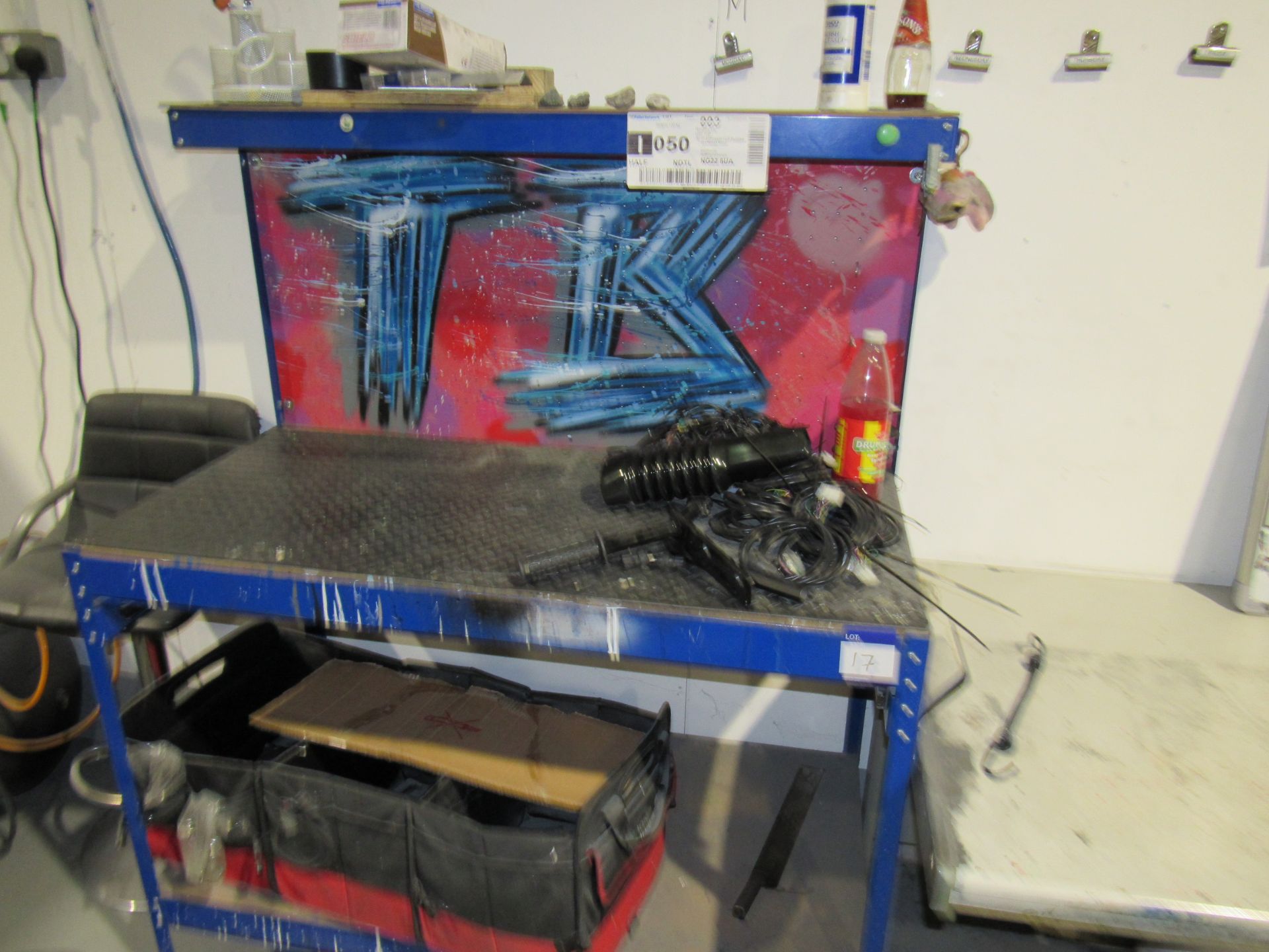 Steel workshop bench - Image 2 of 3