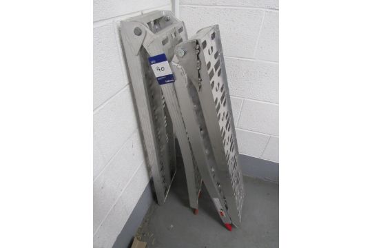 Pair of aluminium loading ramps; 230mm (W) x 2200mm (L) - Image 3 of 3