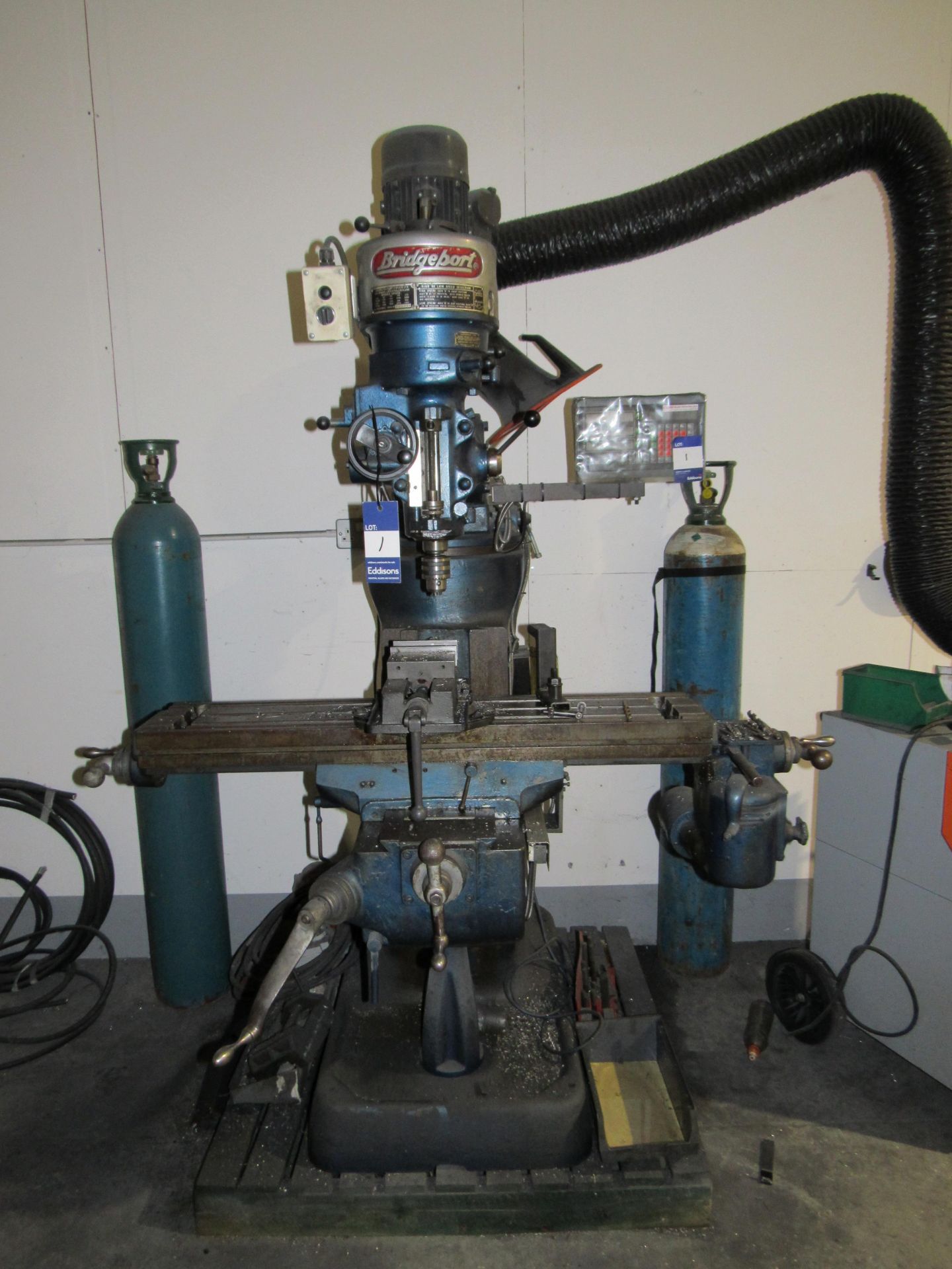 Bridgeport vertical milling machine; Serial number: J-B2918 - Image 2 of 3