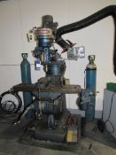 Bridgeport vertical milling machine; Serial number: J-B2918