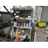 Shelving unit to include paints, oils and lubricants