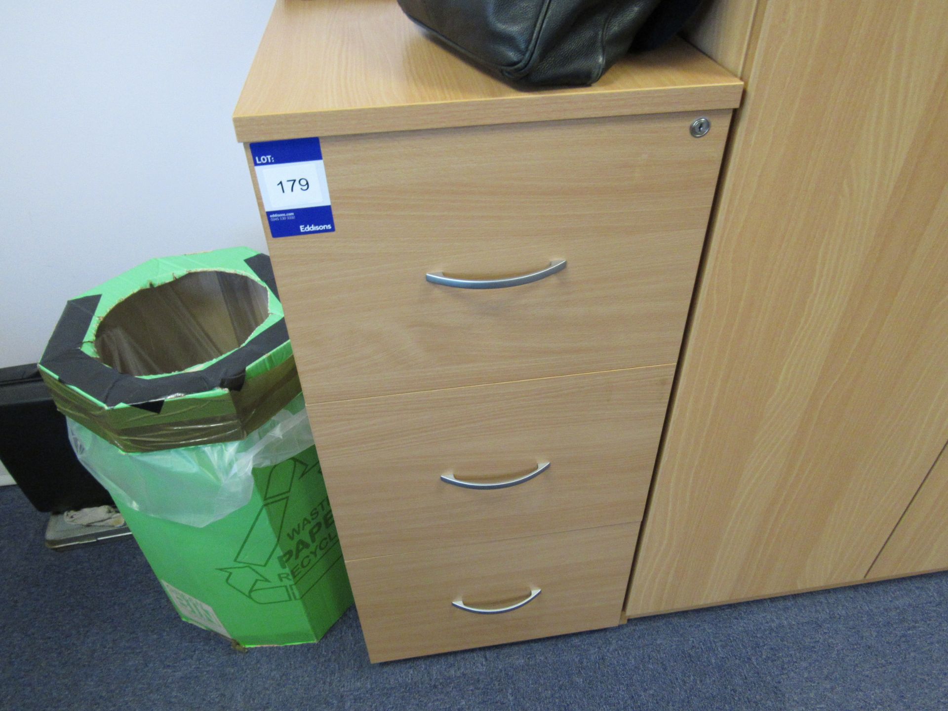 Beech effect storage unit - Image 2 of 2