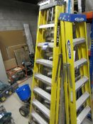 T B Davies 7 tread fibreglass step ladder