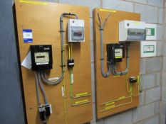 4 x Various electrical test fuse boxes and meters